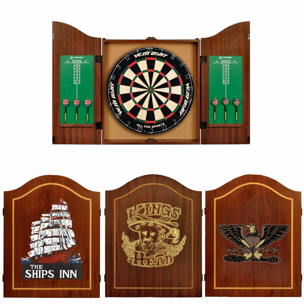Premium Wooden Dartboard Cases